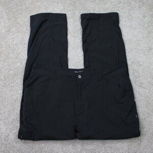 Nike V442 Tech Pants Mens Small Black Woven Casual Button Fly w/ 30" inseam